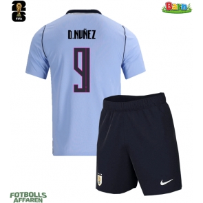 Uruguay Darwin Nunez #9 Hemmaställ Barn VM 2026 Kortärmad (+ Korta byxor)